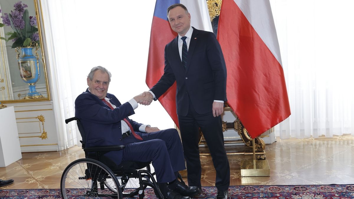 Polsko je hlavním obráncem evropských hodnot, uvedl Zeman. S Dudou si oba rýpli do EU